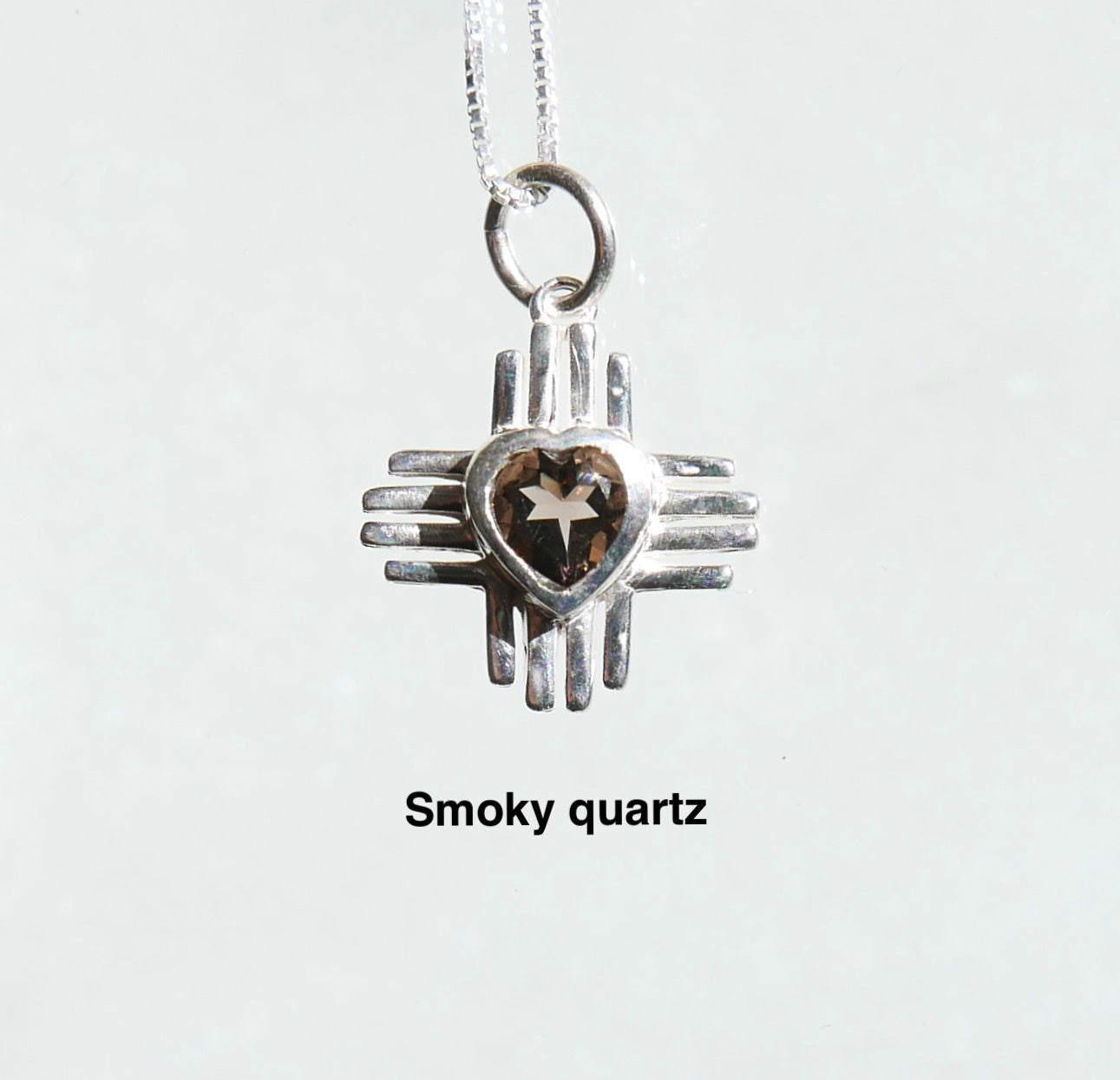 Zia Charm Necklace in Sterling Silver