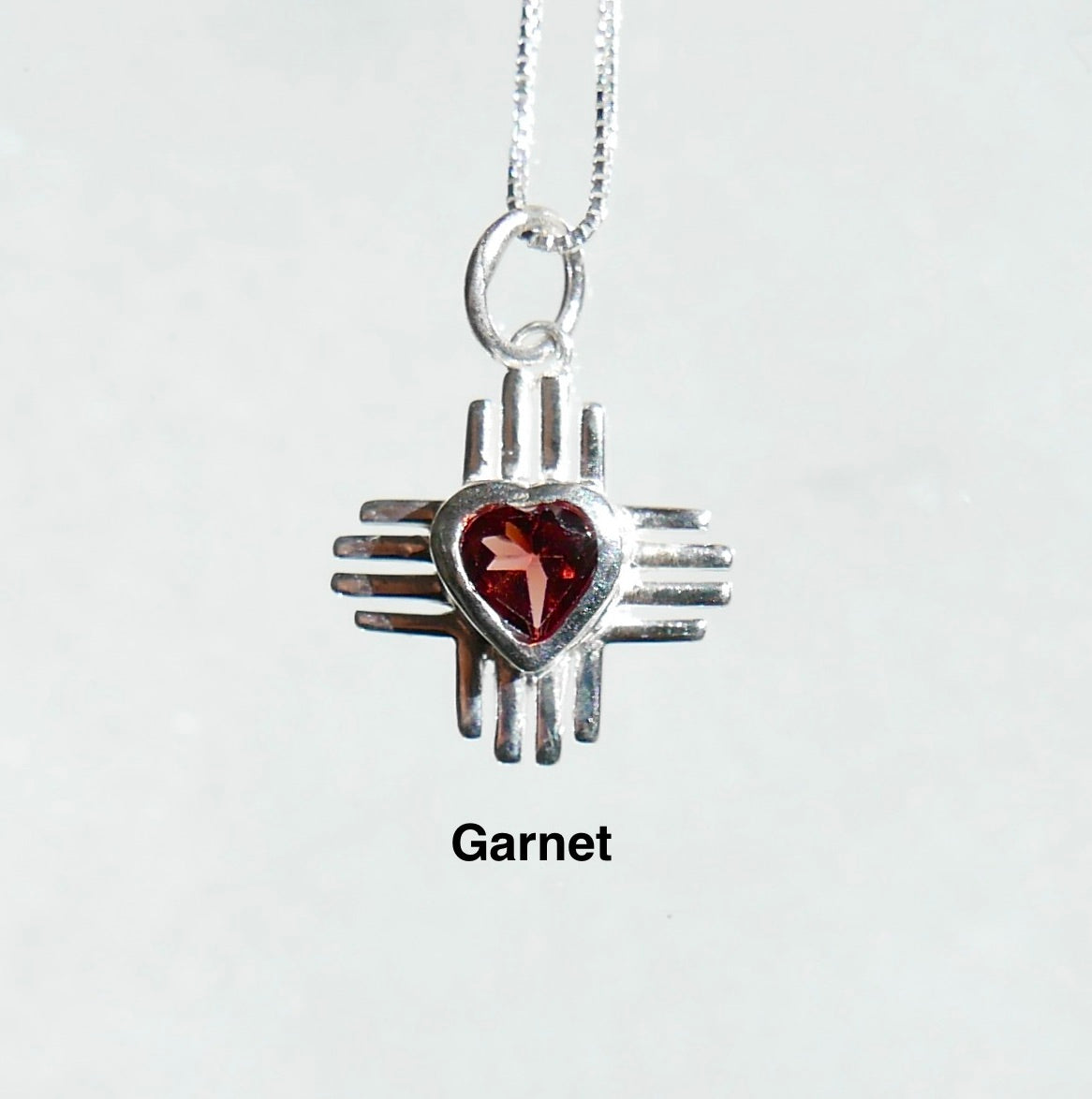 Zia Charm Necklace in Sterling Silver