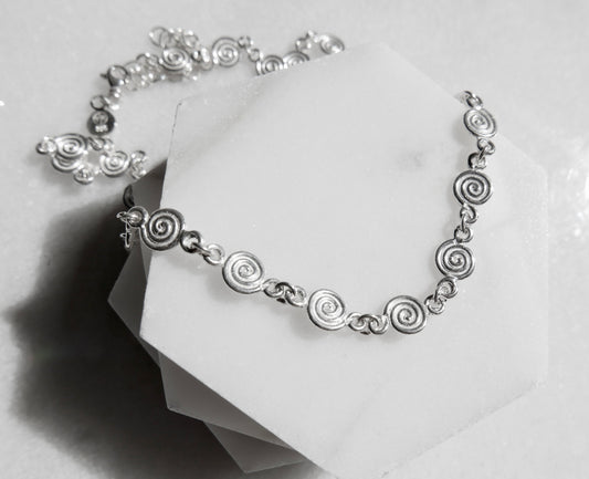 Spiral Chain Necklace