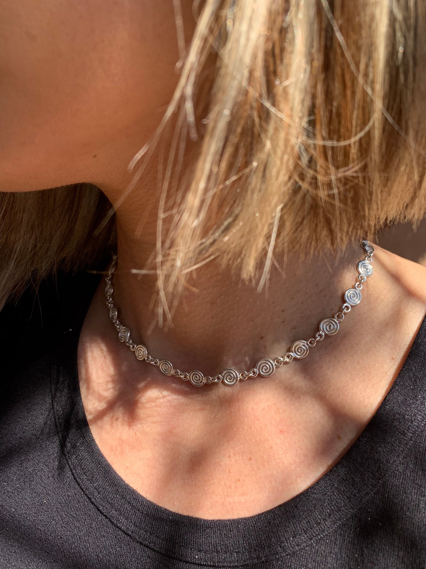 Spiral Chain Necklace