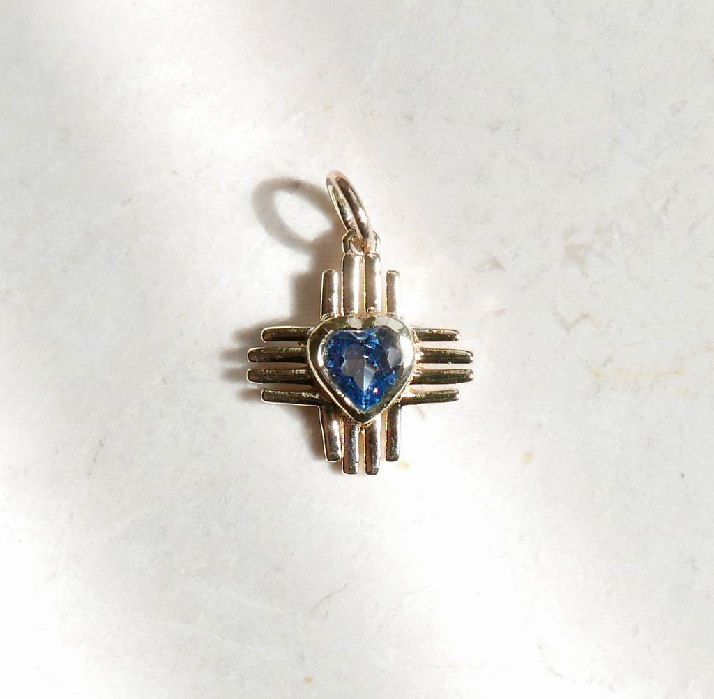 Zia Charm in 10K gold