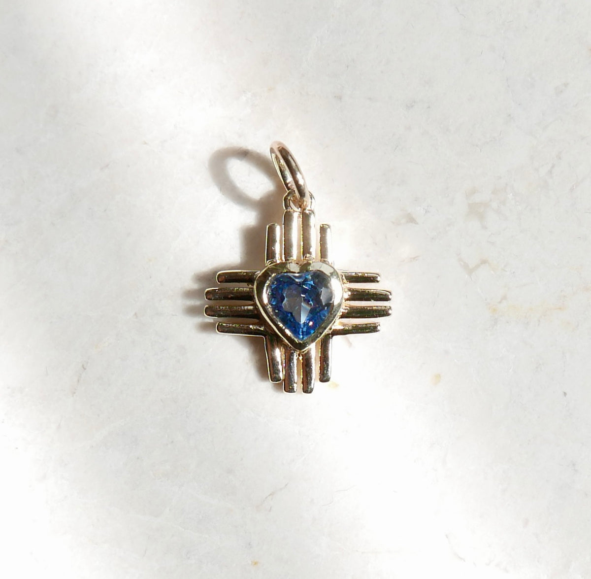 Zia Charm in 10K gold
