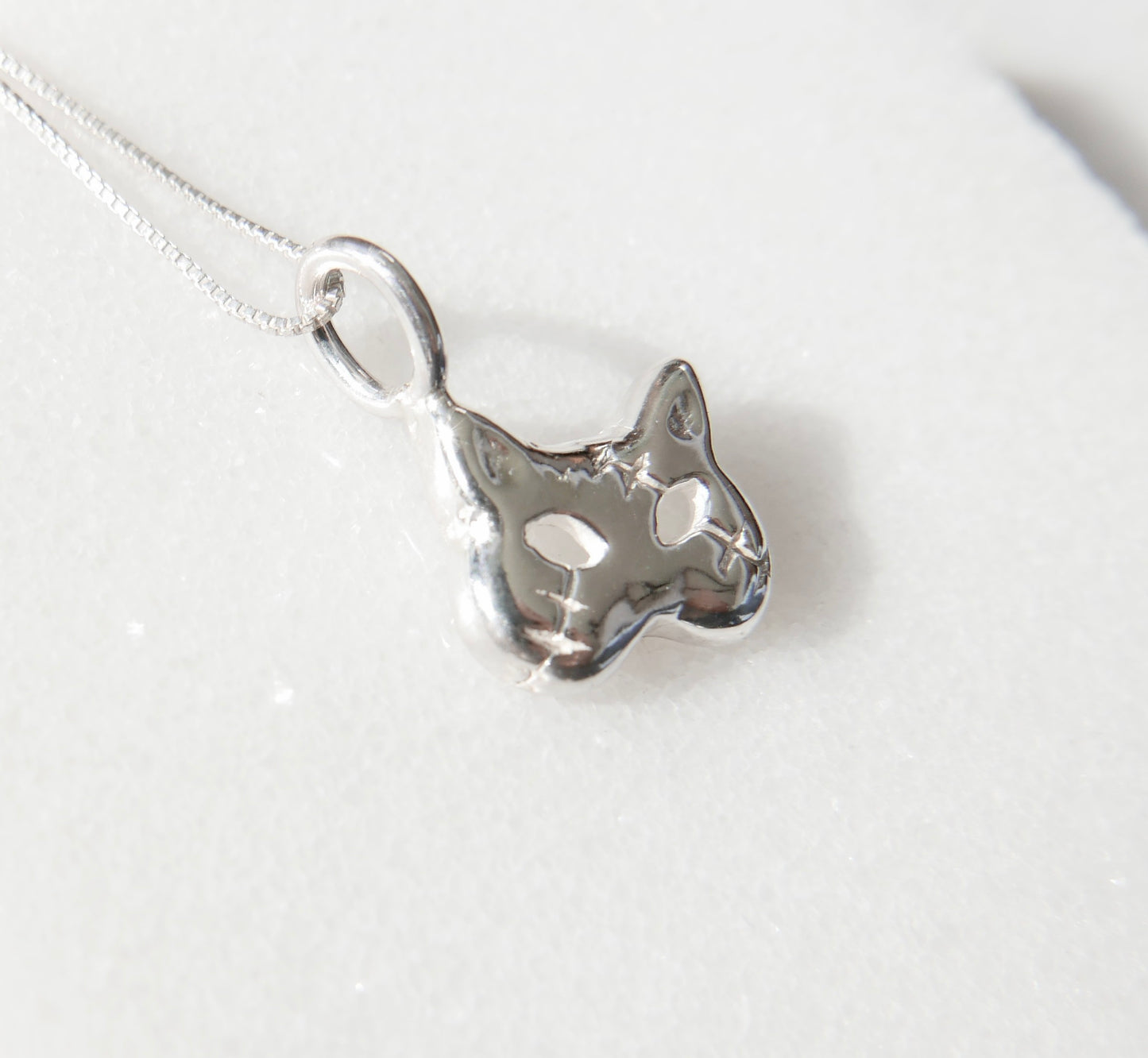 Cat Mask Charm Necklace