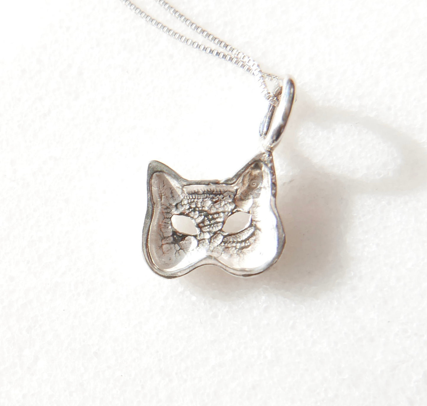 Cat Mask Charm Necklace