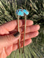 Golden Hill Turquoise Hair Pin Small