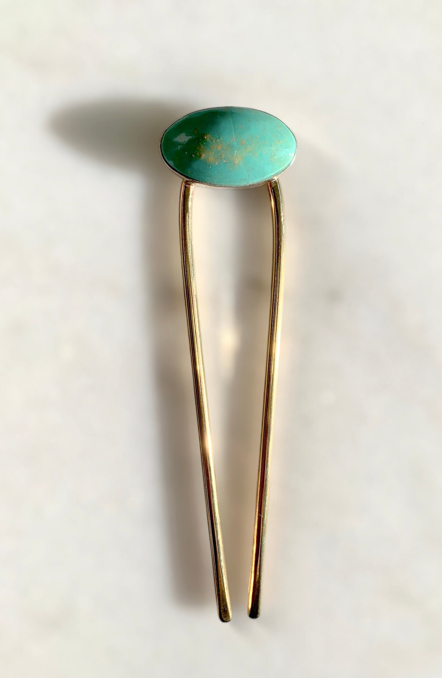 Royston Turquoise Hair Pin  Large