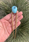 Golden Hill Turquoise Hair Pin Large