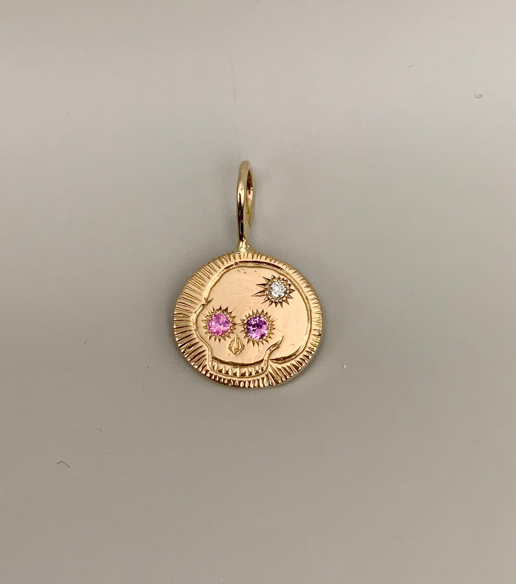 Skull Charm in 14KG