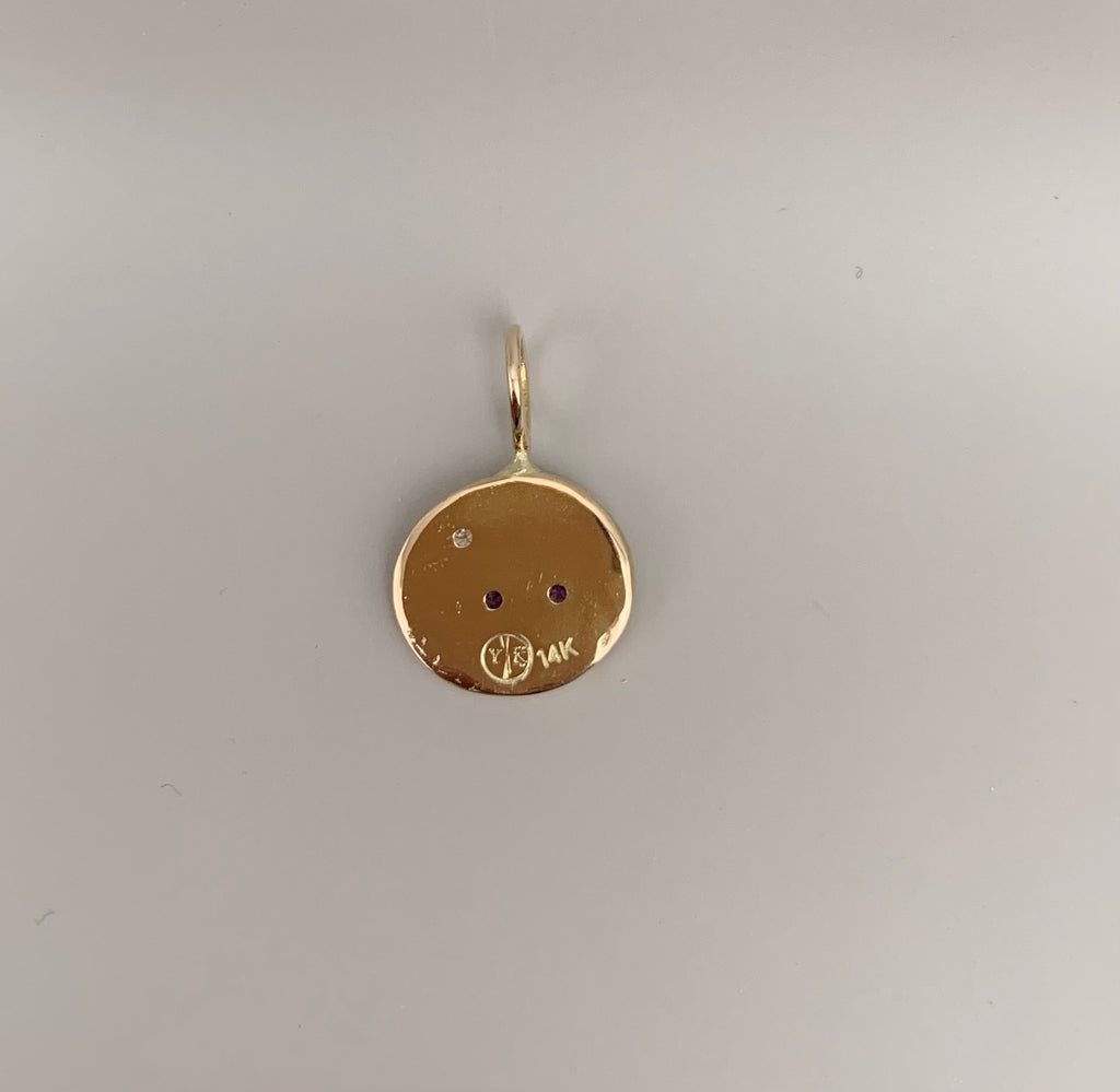 Skull Charm in 14KG