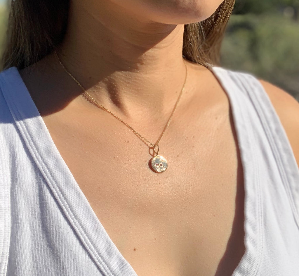 Skull Charm in 14KG