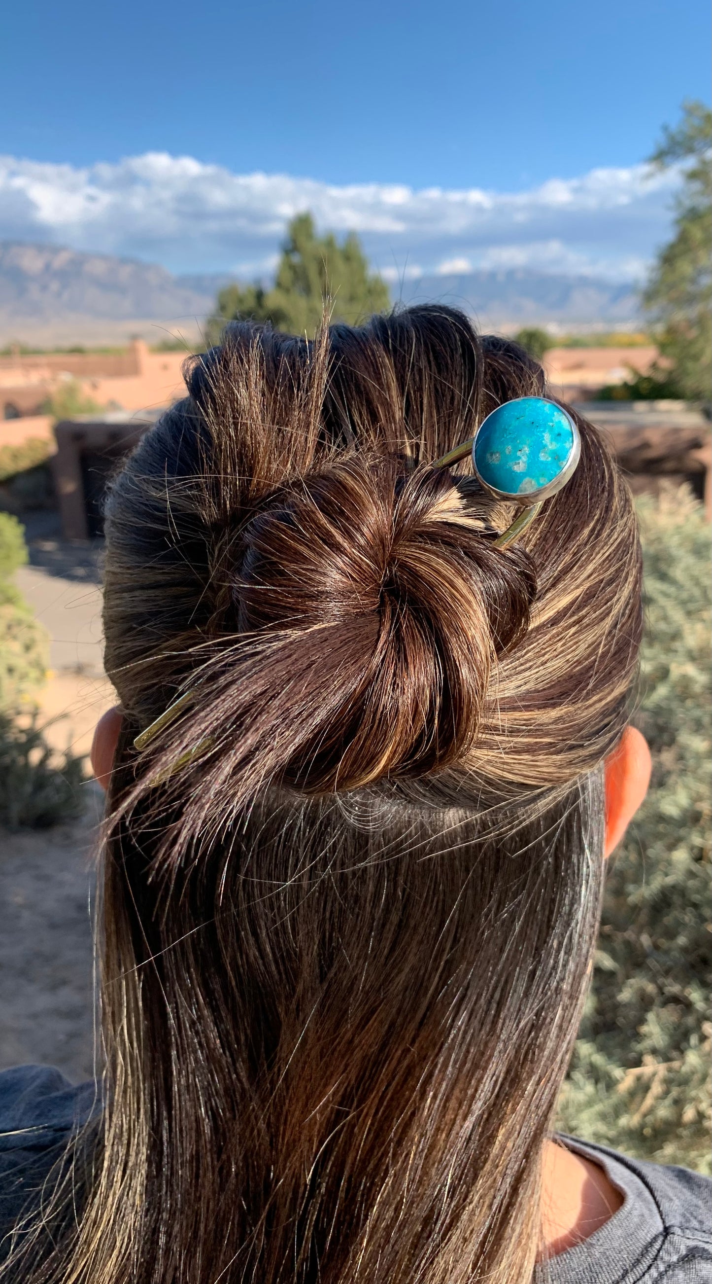 Turquoise Mountain Hair Pin