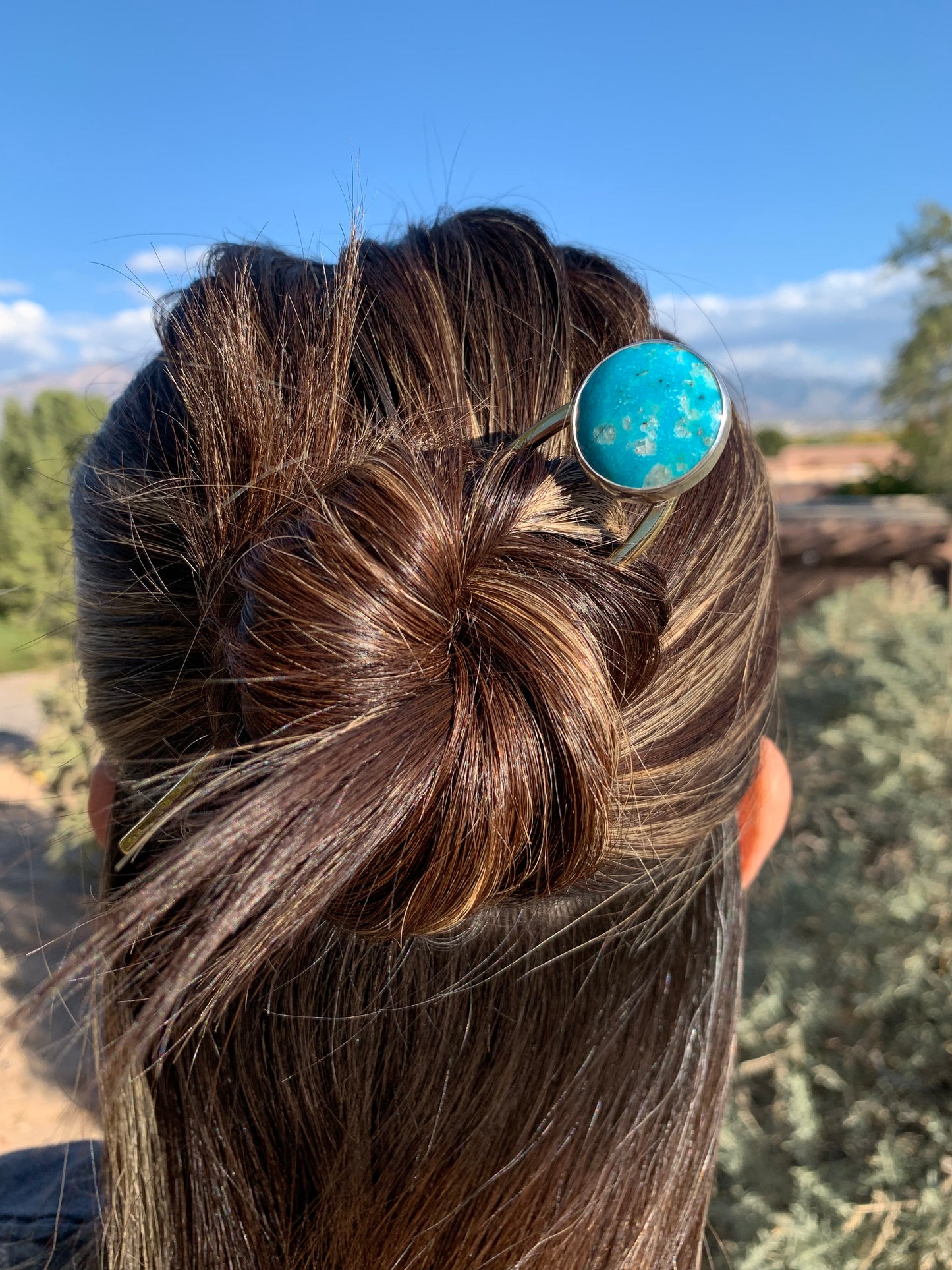 Turquoise Mountain Hair Pin