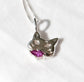 Cat Mask Charm Necklace