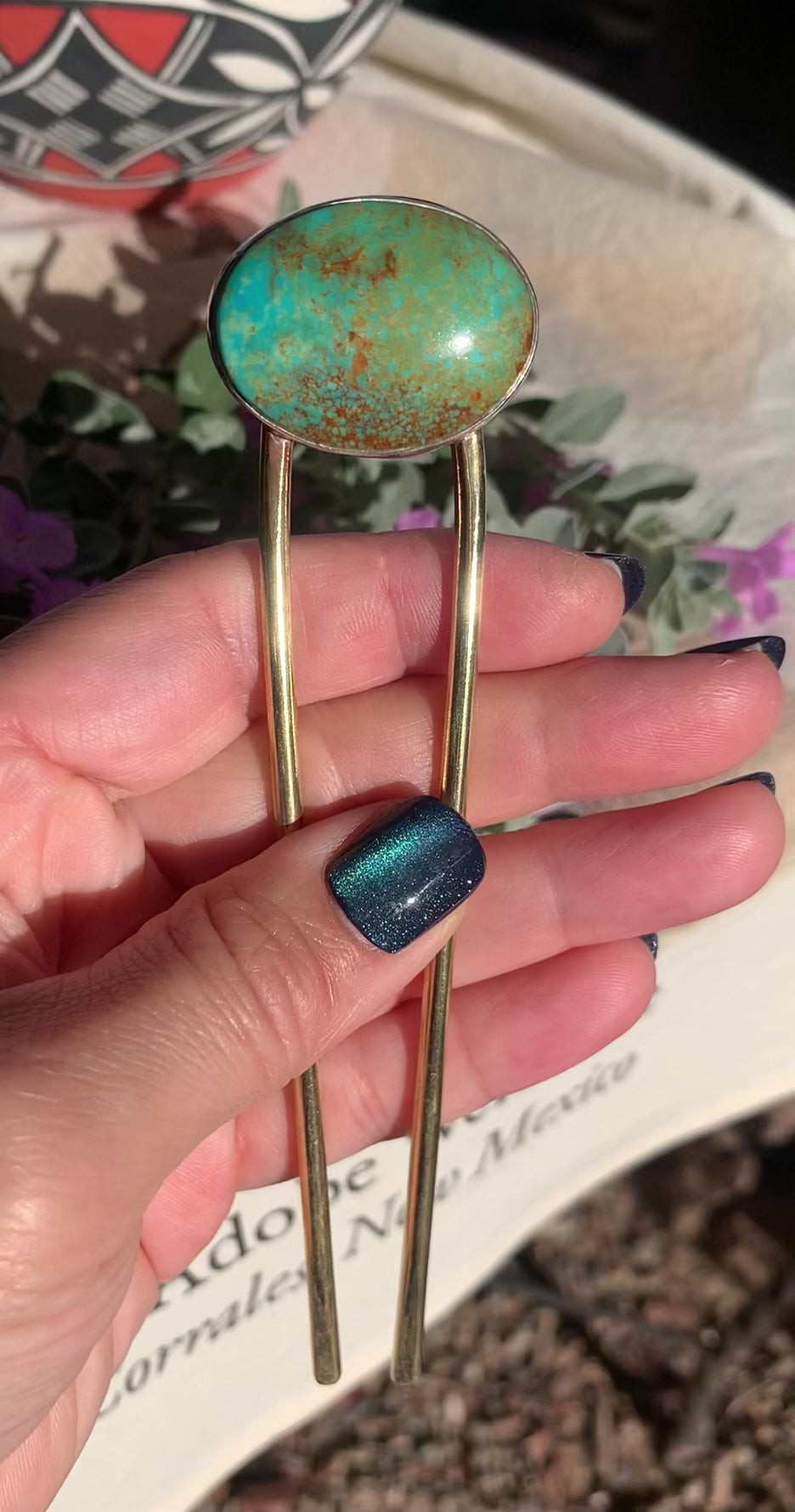 Patagonia Turquoise Hair Pin