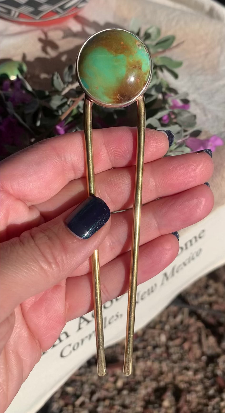 Patagonia Turquoise Hair Pin